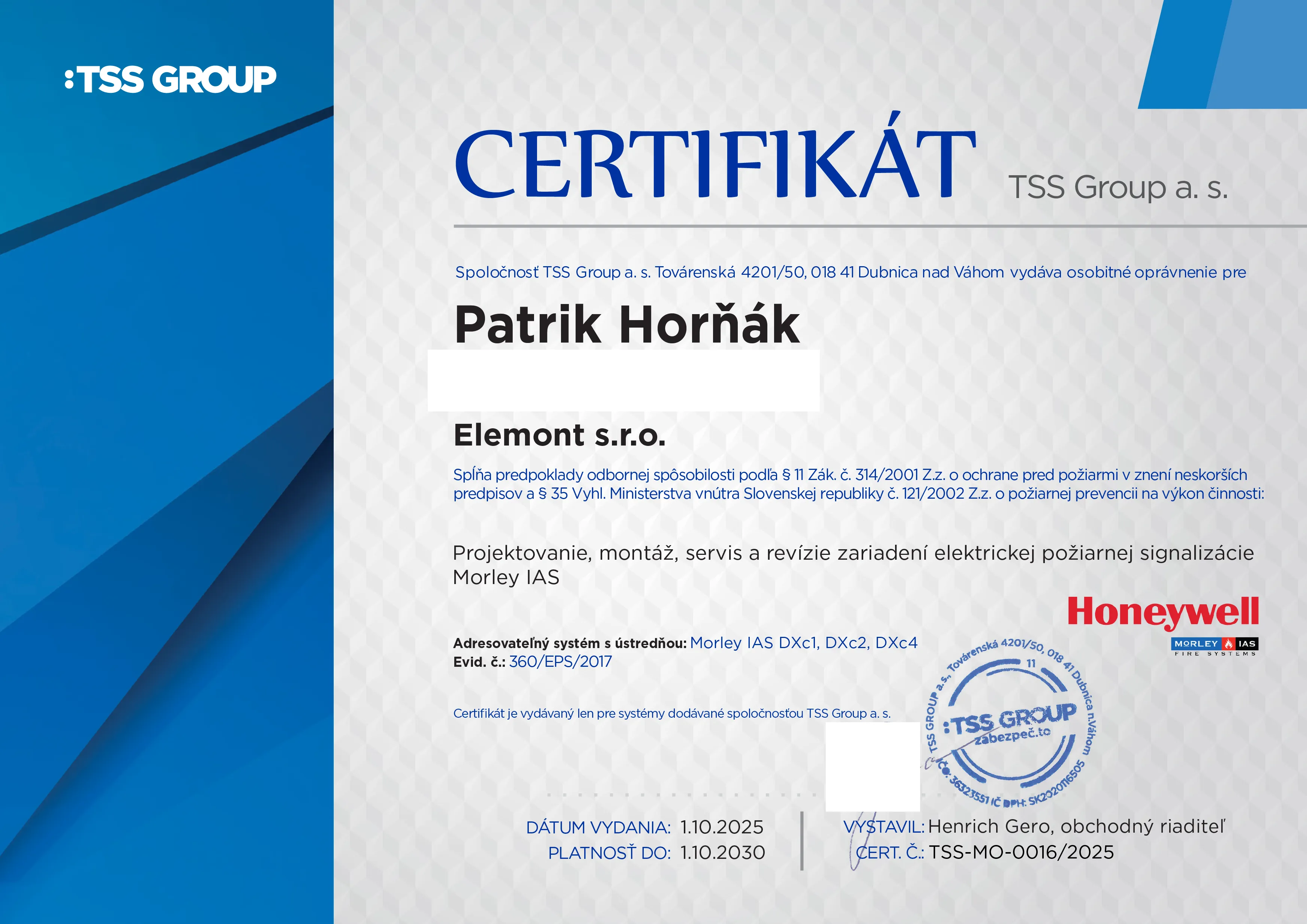 Morley-IAS - Patrik Horňák
